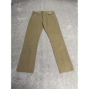 NWT Earth Tones Workwear Straight Classic five-pocket Pants Mens 31x34 Khaki Tan